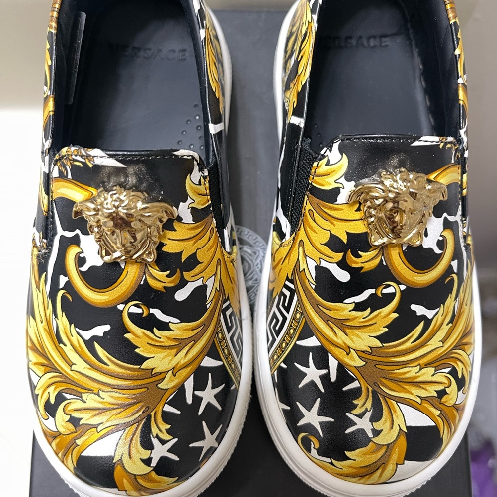 Versace Kids Shoe (Barocco Printed)